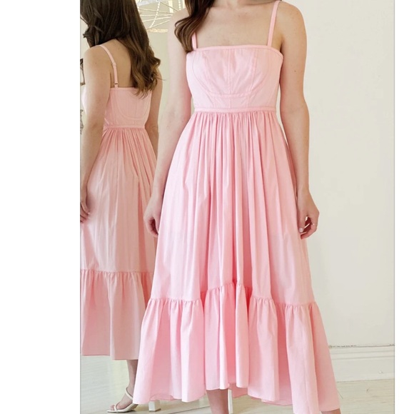 Tuckernuck CINQ A SEPT ELSIE Pink DRESS SIZE 0 - Picture 1 of 11